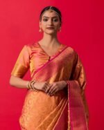 Women Printed Silk Saree - Image 4